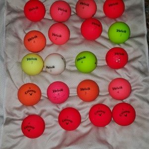 20 Volvik and Callaway golf balls